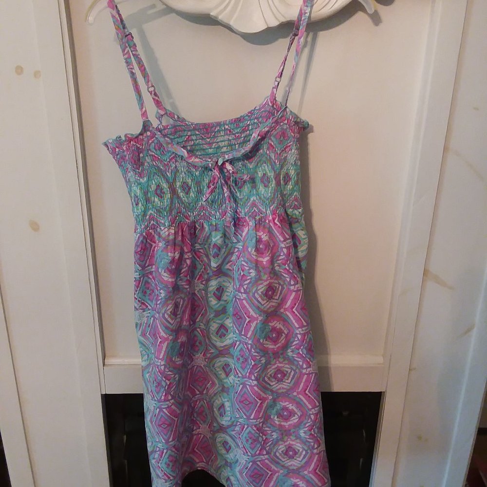 Blue and Pink Dress